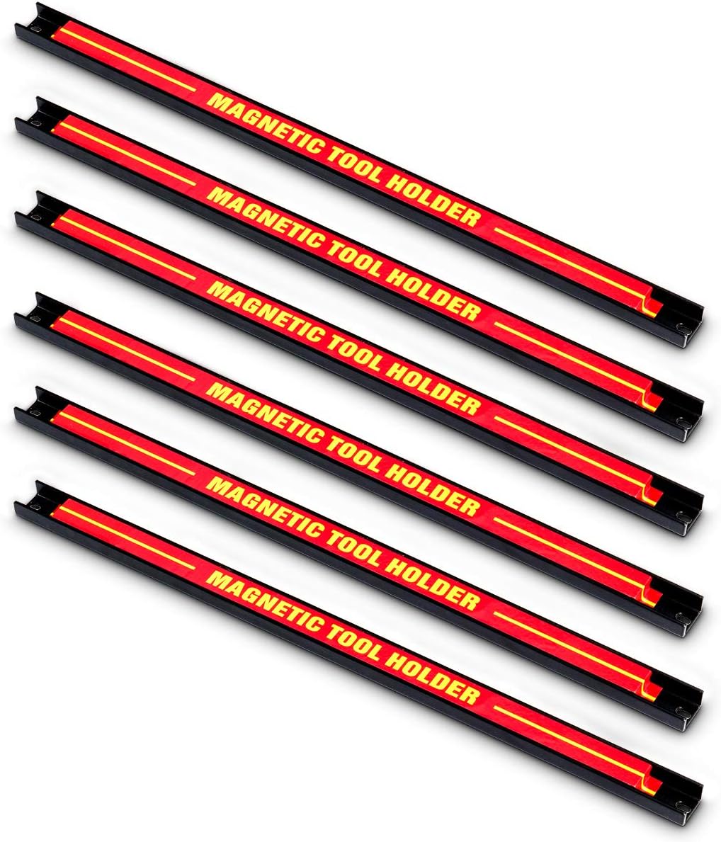 Barre Magnetiche Per Attrezzi - 2 Pezzi Da 61 Cm, Porta Utensili Da Officina - Foto 12