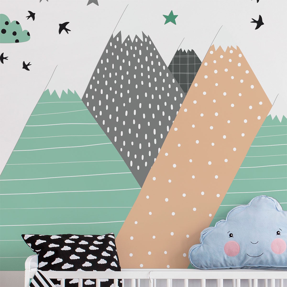 Adesivo bambino di montagna scandinavo darinka - Sticker adesivo - adesivi murali - 110x165cm - 5