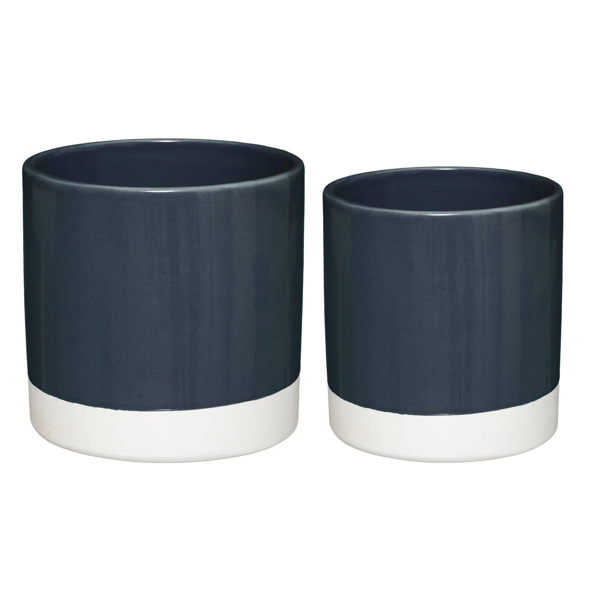 Cache-pot En Céramique Beige Atmosphera - Diamètre 19 Cm, Hauteur 18 Cm - Grès Étanche