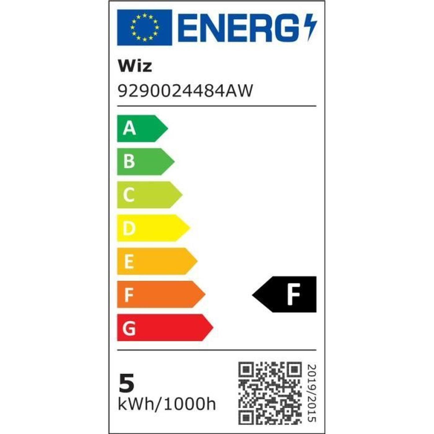 WiZ 8718699787134 éclairage intelligent Ampoule intelligente Wi-Fi Blanc 4,7 W - 4