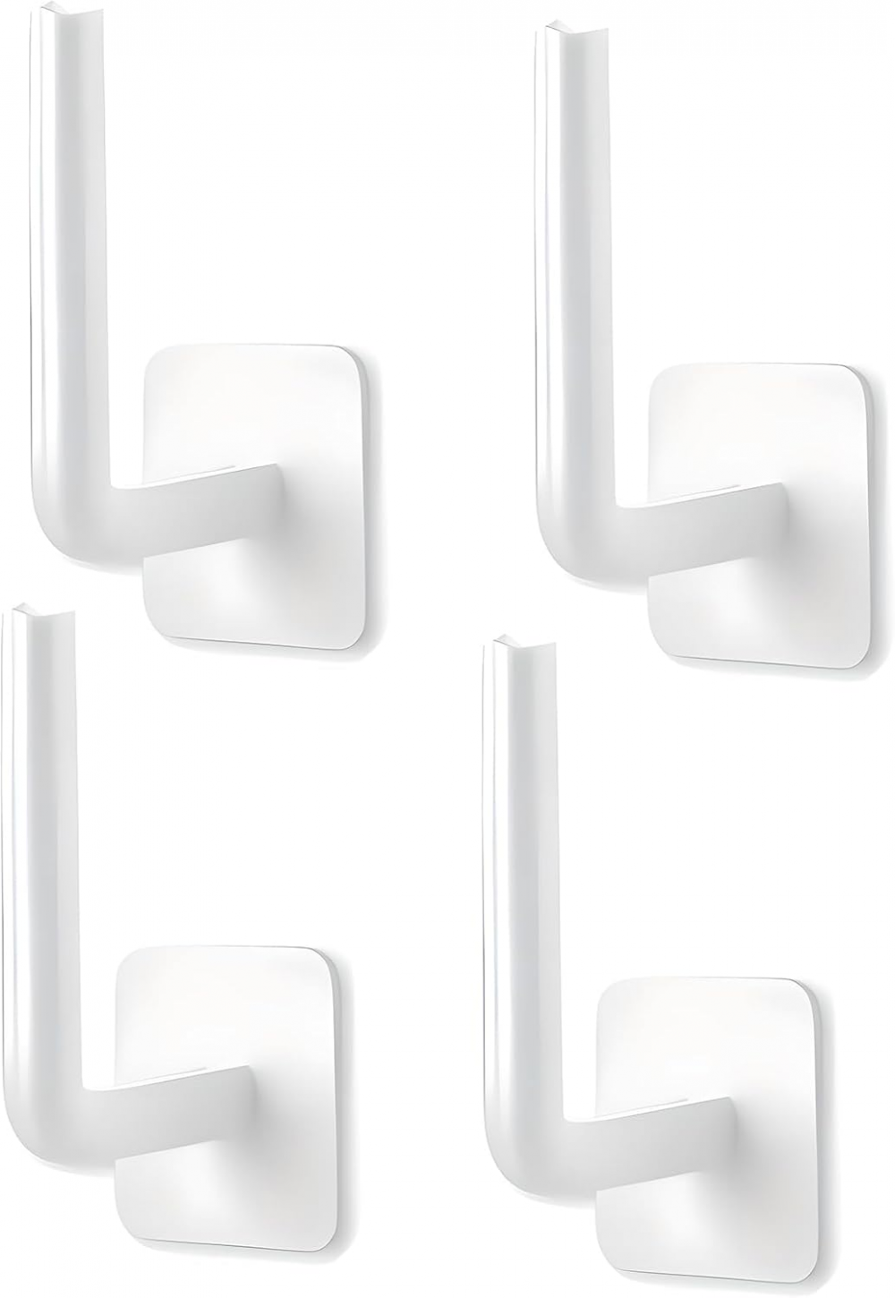 Lot De 4 Crochets Muraux Multi usages Pour Suspendre Des Manteaux 