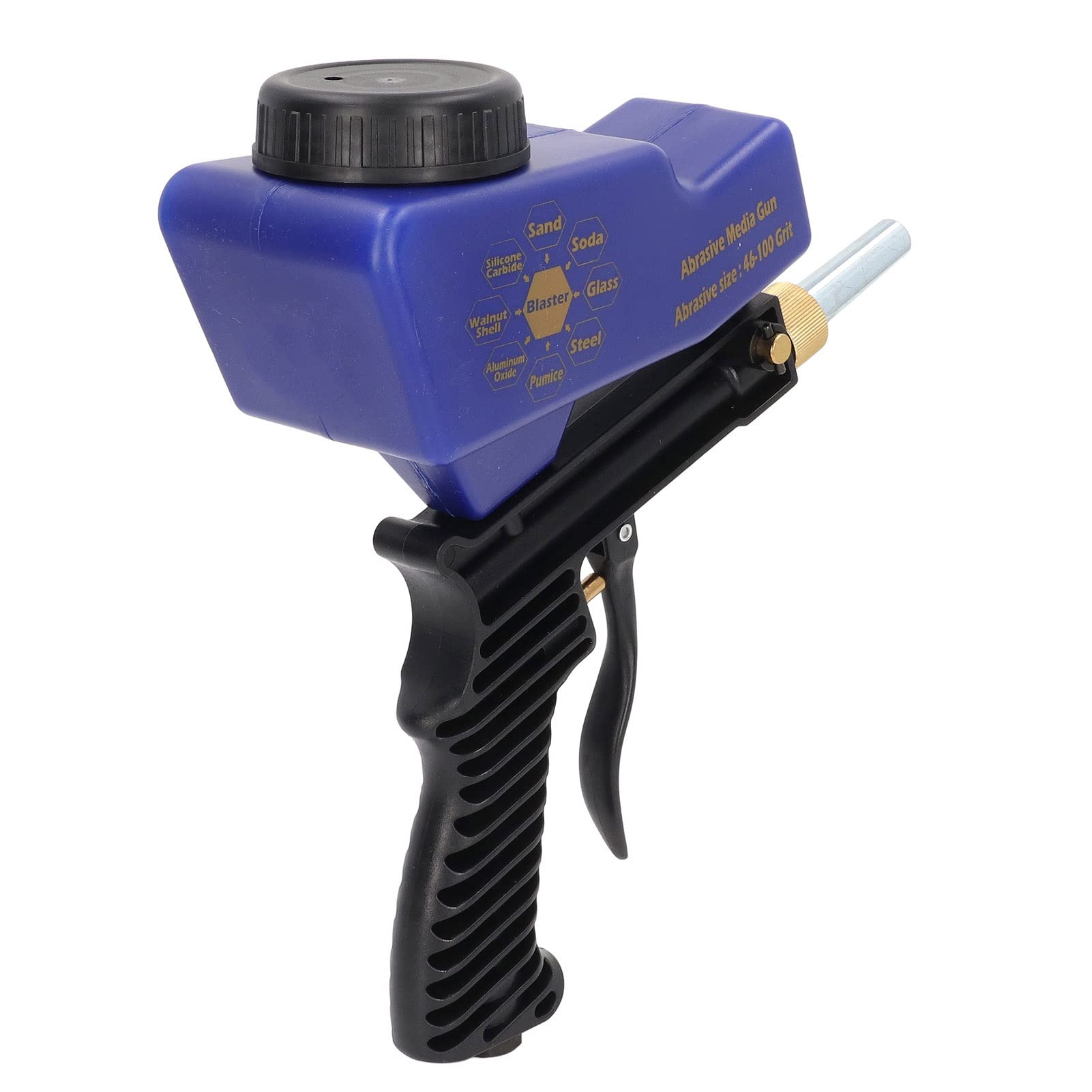 Pistolet De Sablage Pneumatique Portable Mini Sableuse Pour Nettoyage Rouille Et Métal