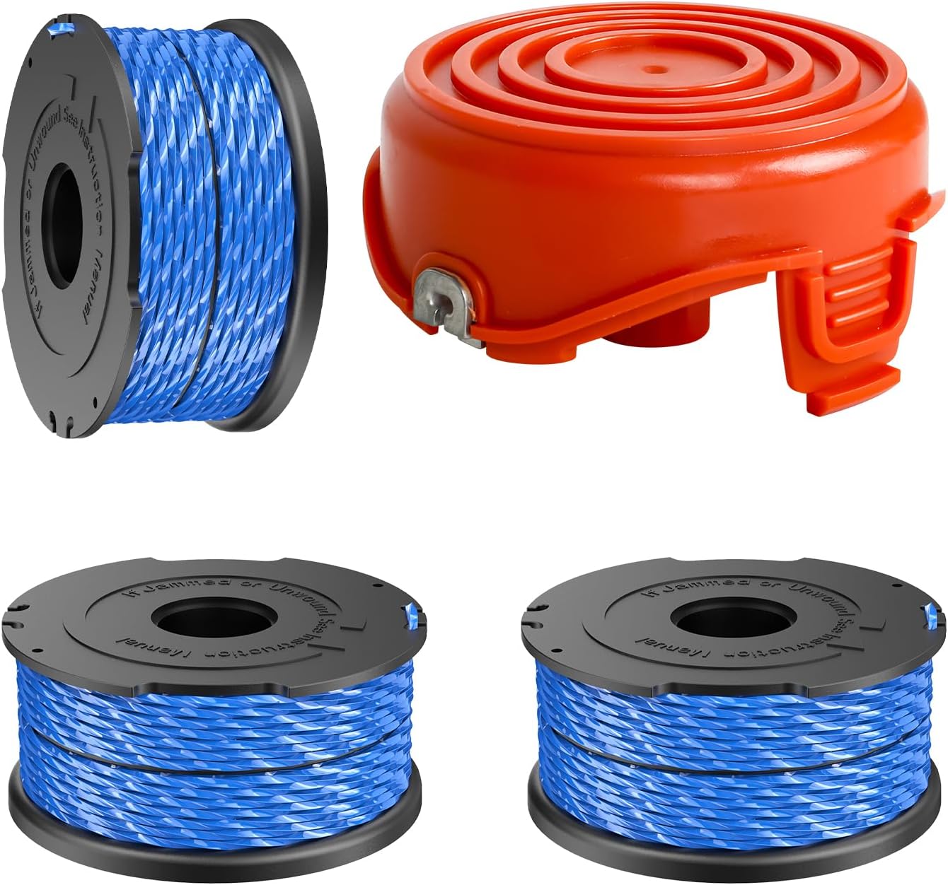 Szpula kosiarki Black &amp; Decker A6441 z obudową A6442-XJ do modeli GL315, GL337, GL350, GL650 i GL651 (3 szpule + 1 obudowa)