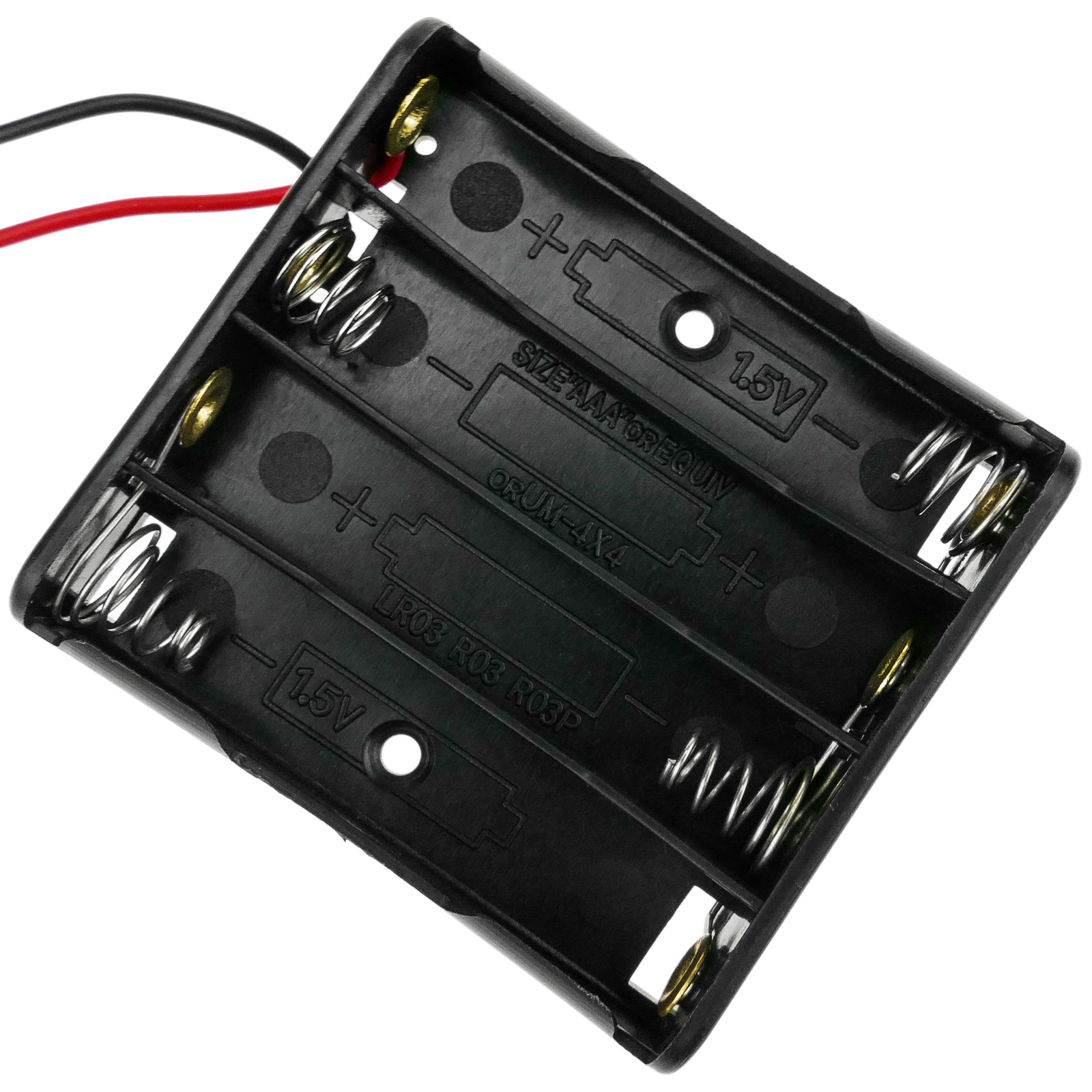 Custodia Porta Batterie 2 X 3 X AAA Da 4,5 V Con Interruttore ON/OFF - Foto 5