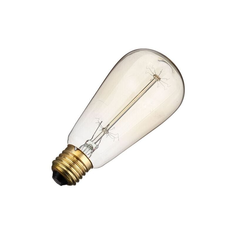 Ampoule Edison Incandescent 60W - Lot de 6, Ampoule Retro E27, 220V, Style Vintage pour Décoration - 3