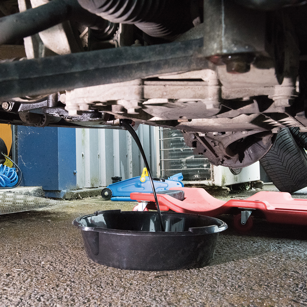 Vaschetta Drenaggio Olio Silverline 6 Litri | Con Beccuccio | Per Manutenzione Auto | Protezione Da Macchie - Foto 4