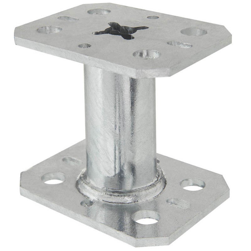 SIMPSON Lot de 4 pieds de poteau fixes galvanisés PPMINI70 - 2