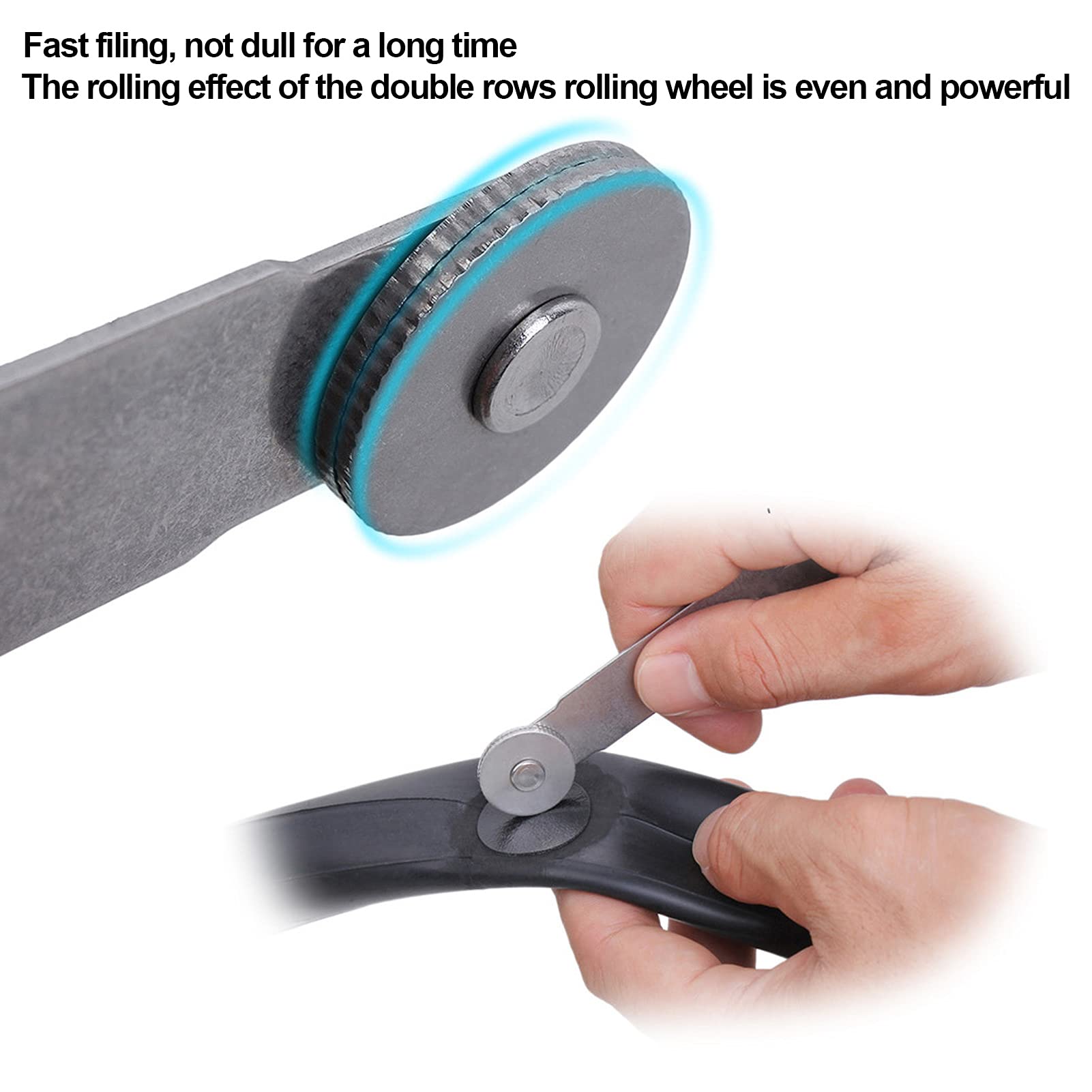 Arquivo ralador de remendo de pneu de aço inoxidável multifuncional ferramenta de reparo de pneus para bicicletas reparação de pneus de motocicleta - 5