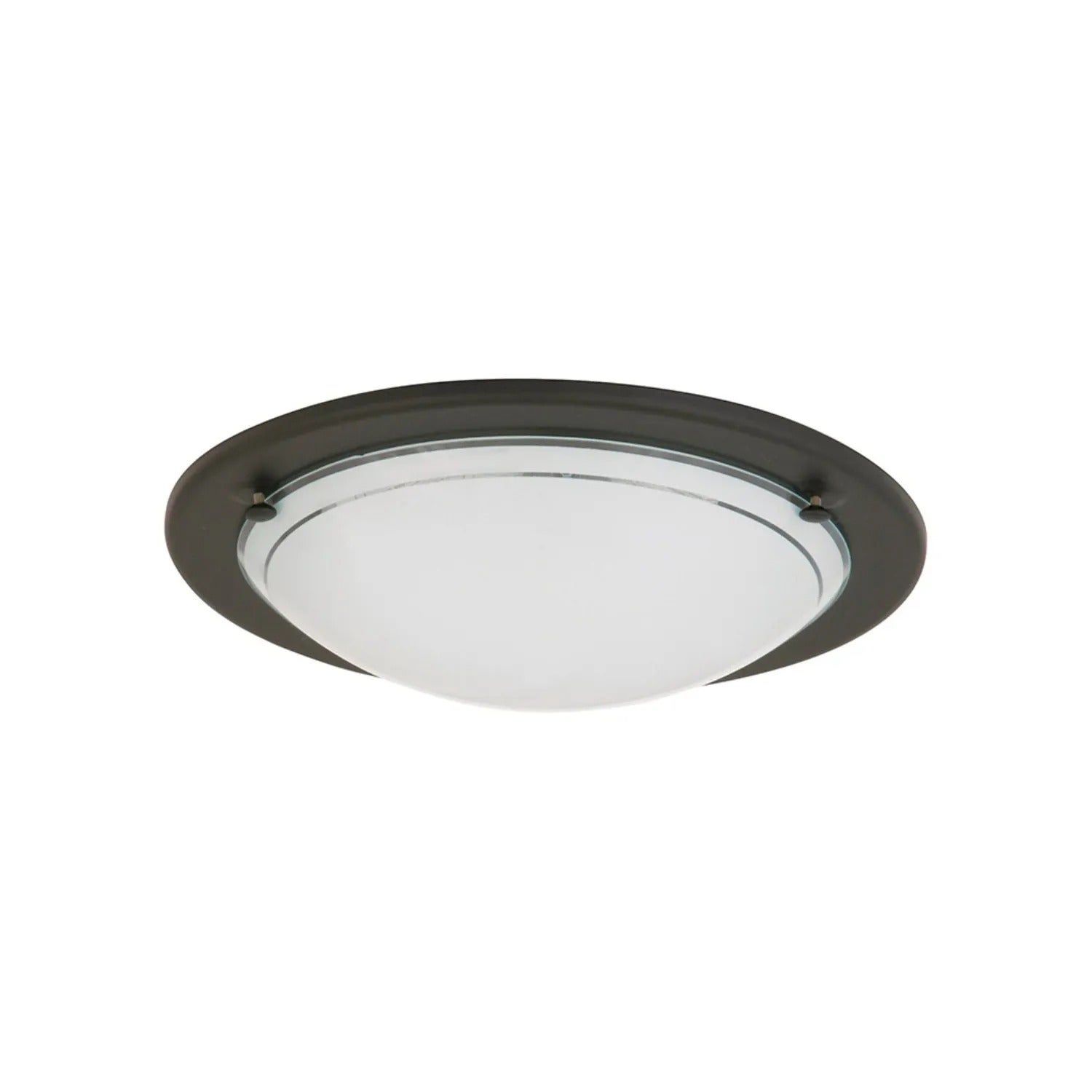 Plafon Ufo czarny-szkło opalizowane 1xE27x60W wym:7x28,5x28,5cm IP20 Rabalux