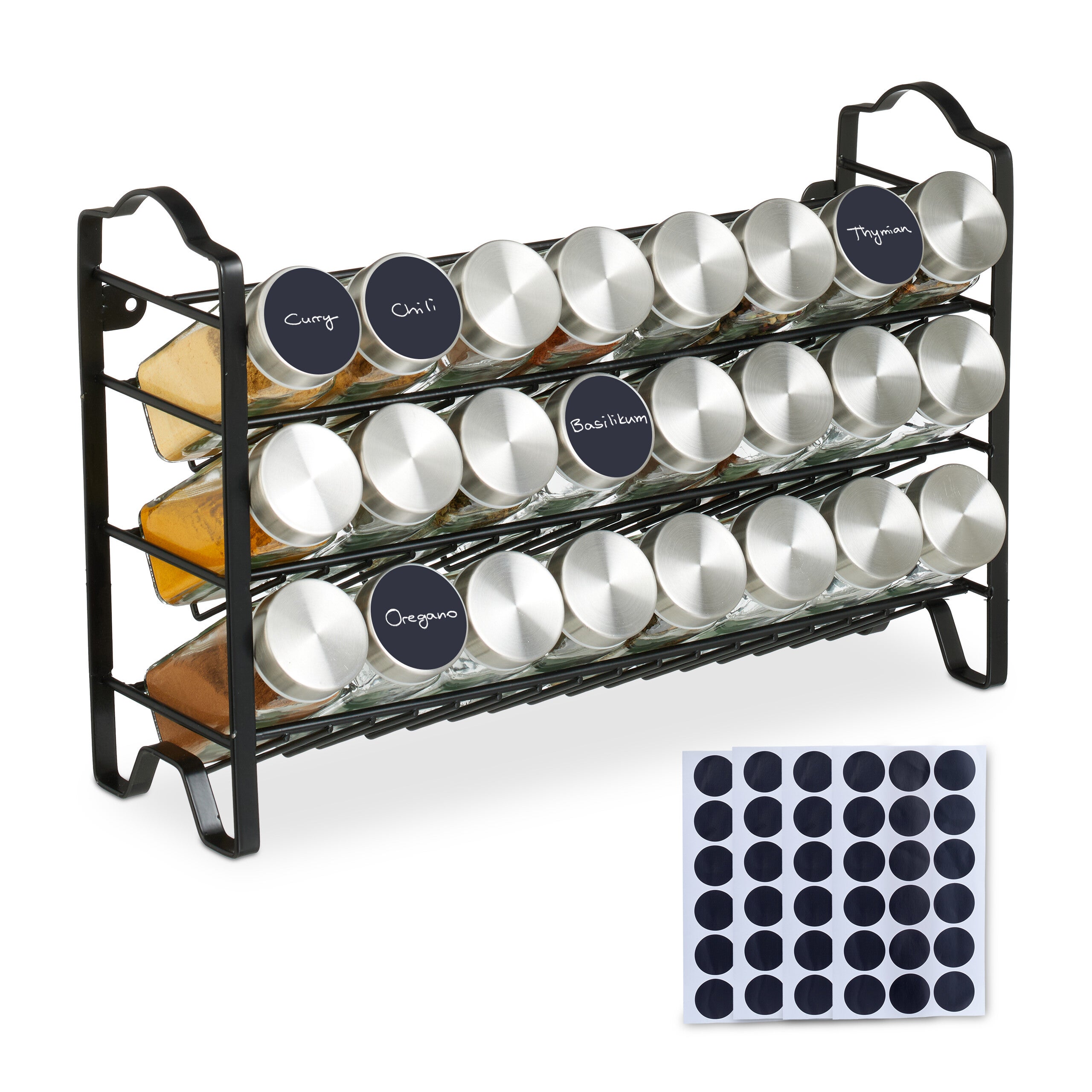 Porta Spezie Da Cucina In Acciaio Inox, Portaoggetti Da Toeletta Mensola Da Cucina Scaffale Portaoggetti A Parete Ripiani Per Lorganizzazione Della Casa Per Olio Sale Salsa E 90421240