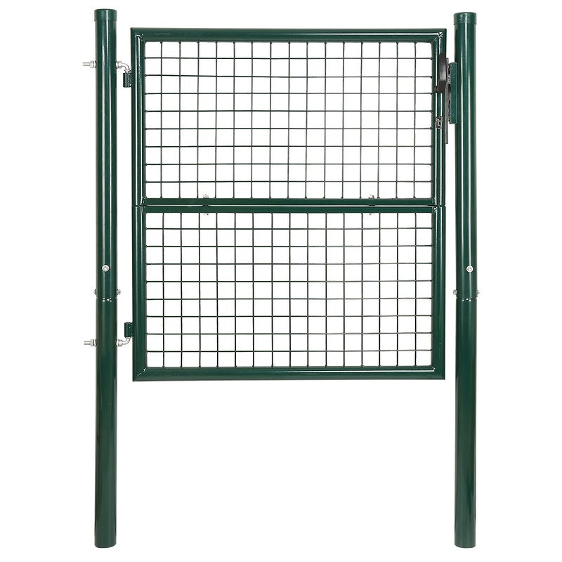 Cancello Da Giardino In Acciaio 150x100 Cm - Antracite, Con Serratura E Chiavi - Foto 6