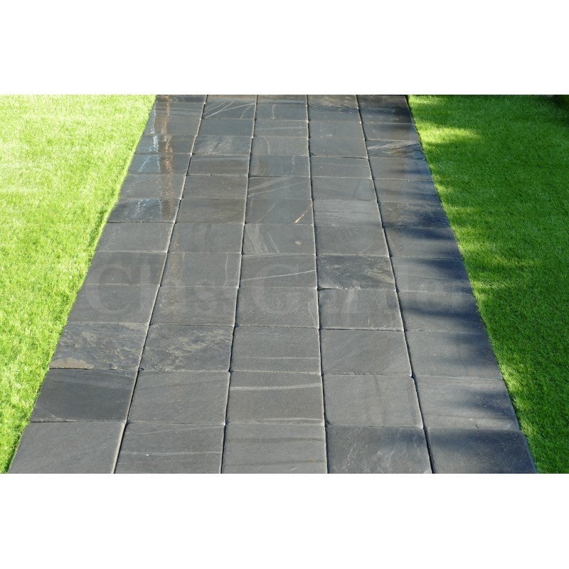 Pavé Ardoise Patiné 25 cm - Pack 48 pièces - 3 m² - 3