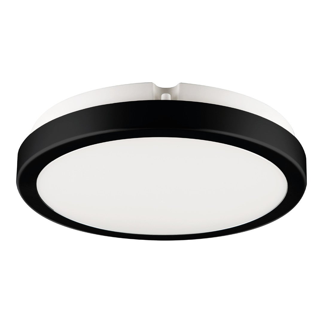 Plafon Vera okrągły czarno-biały LED 18W 4000K 1900lm wym: 6,3 x 22 cm IP65 tworzywo sztuczne Eko-Light