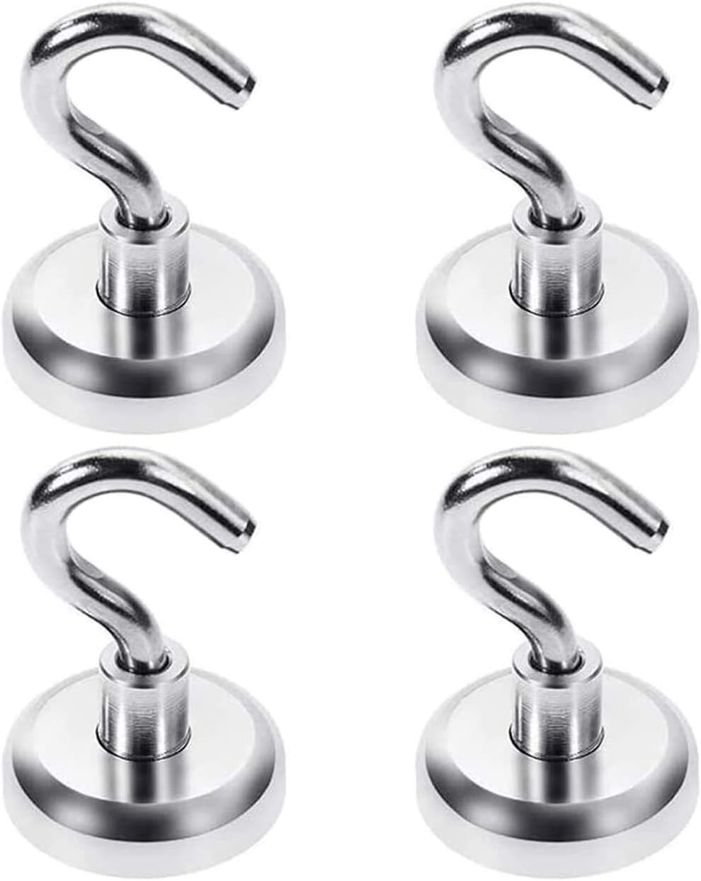 Haczyki magnetyczne neodymowe o średnicy 32 mm, udźwig do 36 kg (80 LBS), super mocne magnesy z haczykiem