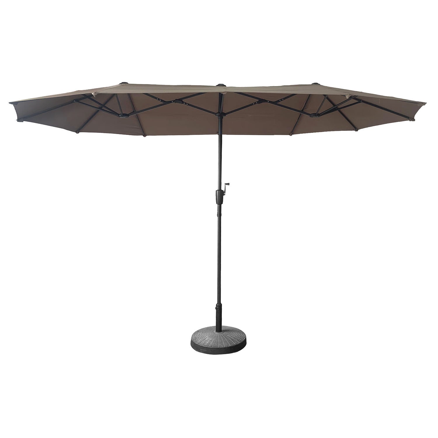 Podwójny parasol 2x4m LINAI taupe