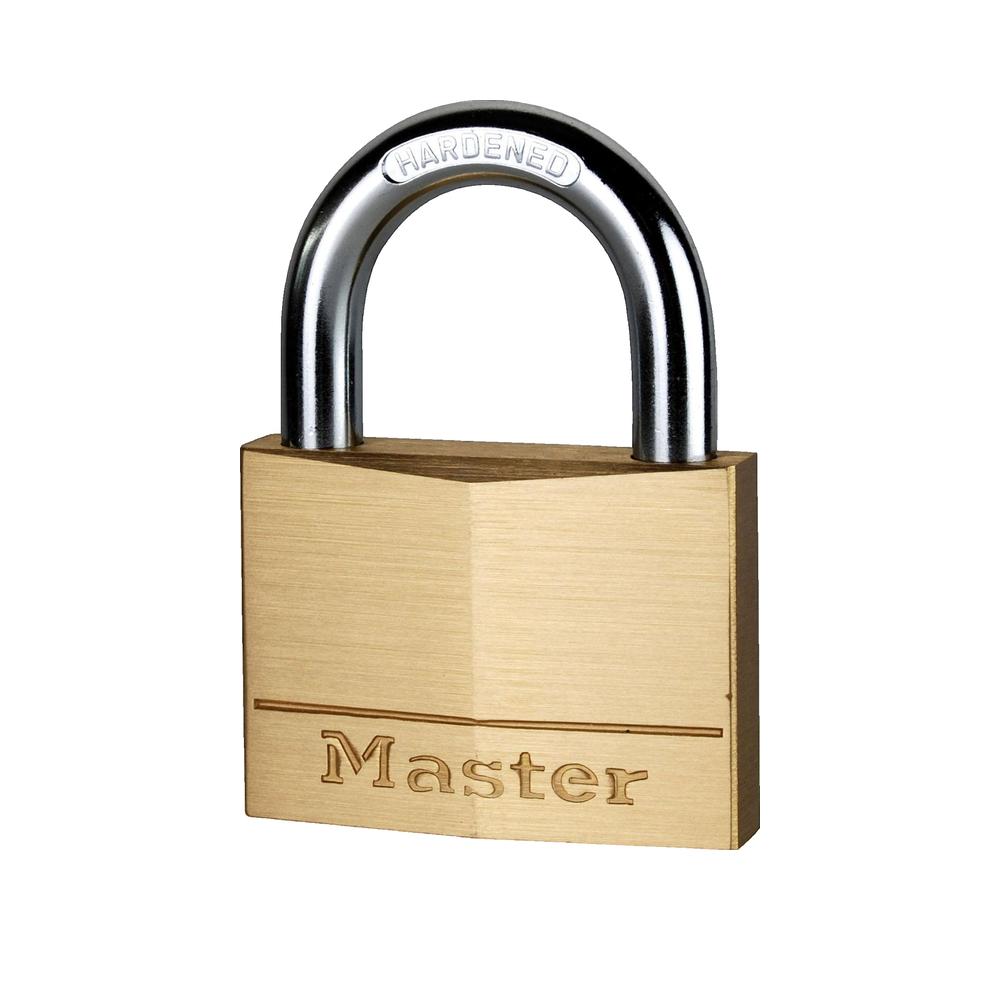 Kłódka Master Lock 170EURD Mosiądz masywny i pałąk ze stali hartowanej