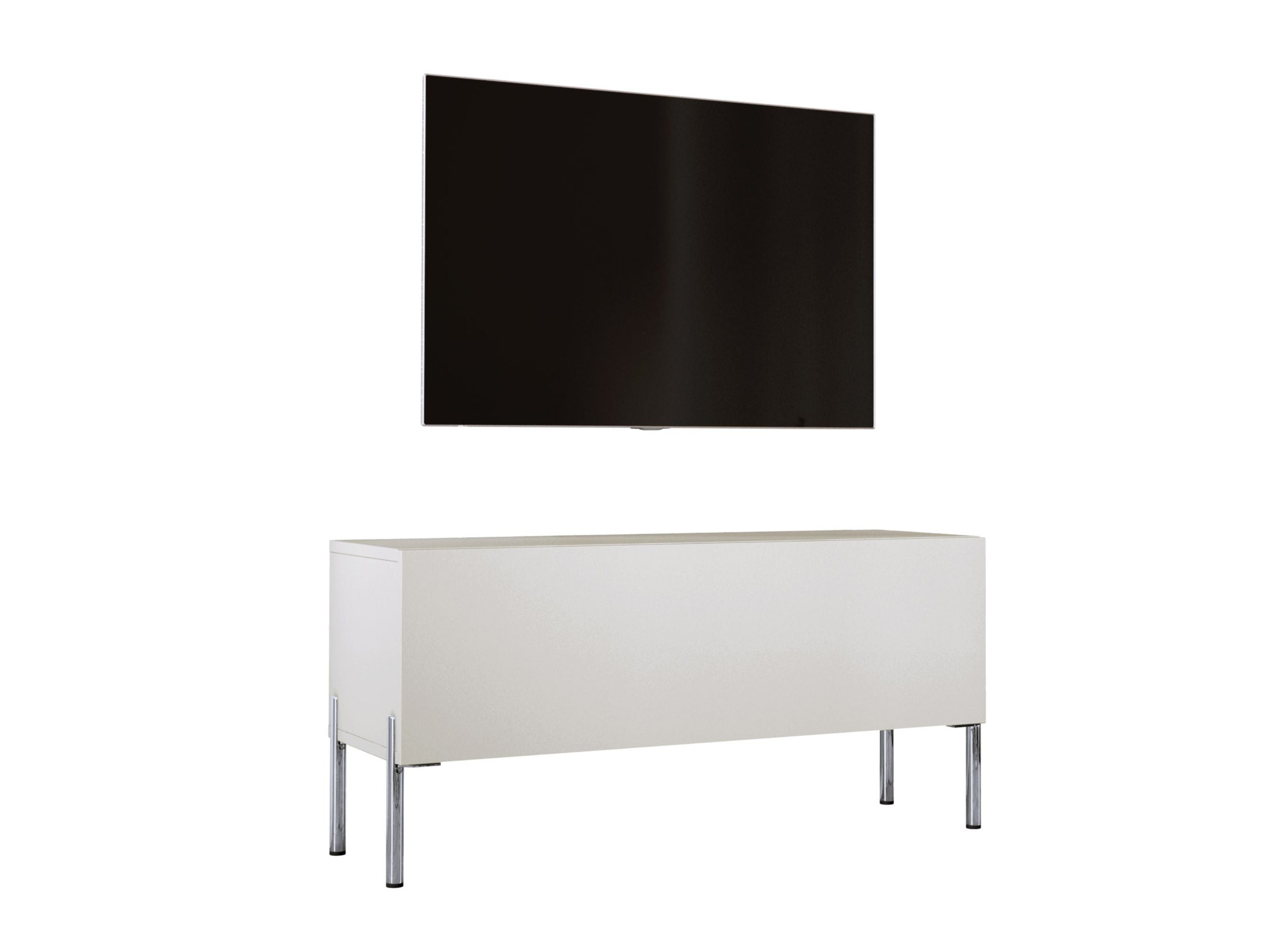 Szafka RTV : Kaszmir, nogi chrom, 100 x 32 x 52 cm