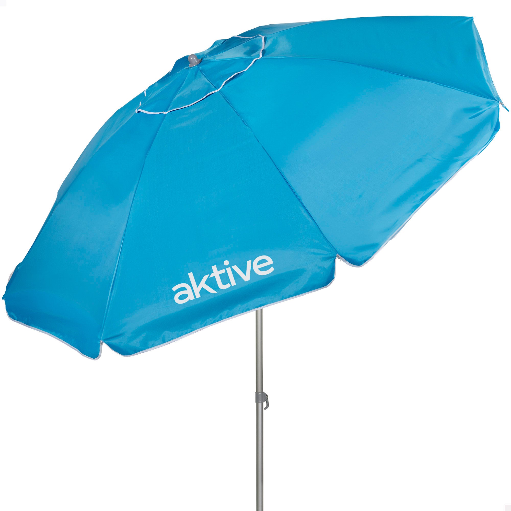Aktive sombrilla playa antiviento 8 varillas 240 cm azul
