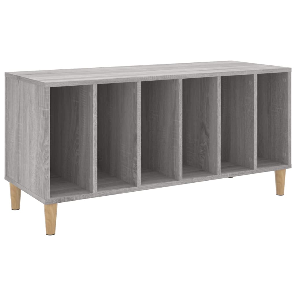 Meuble de rangement Armoire à disques sonoma gris 100x38x48 cm bois d