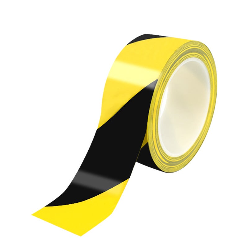 Taśma ostrzegawcza - taśma odblaskowa nocna - 4,8 cm x 20 m - 1 sztuka - żółto-czarna - 2