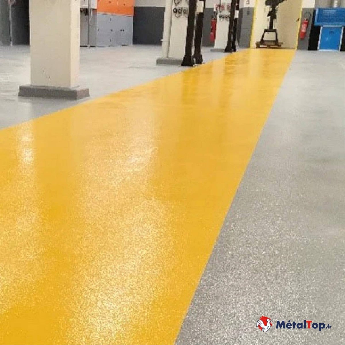 Peinture Sol Atelier - Metaltop - Brun terre - RAL 8028 - Pot 5L - 8