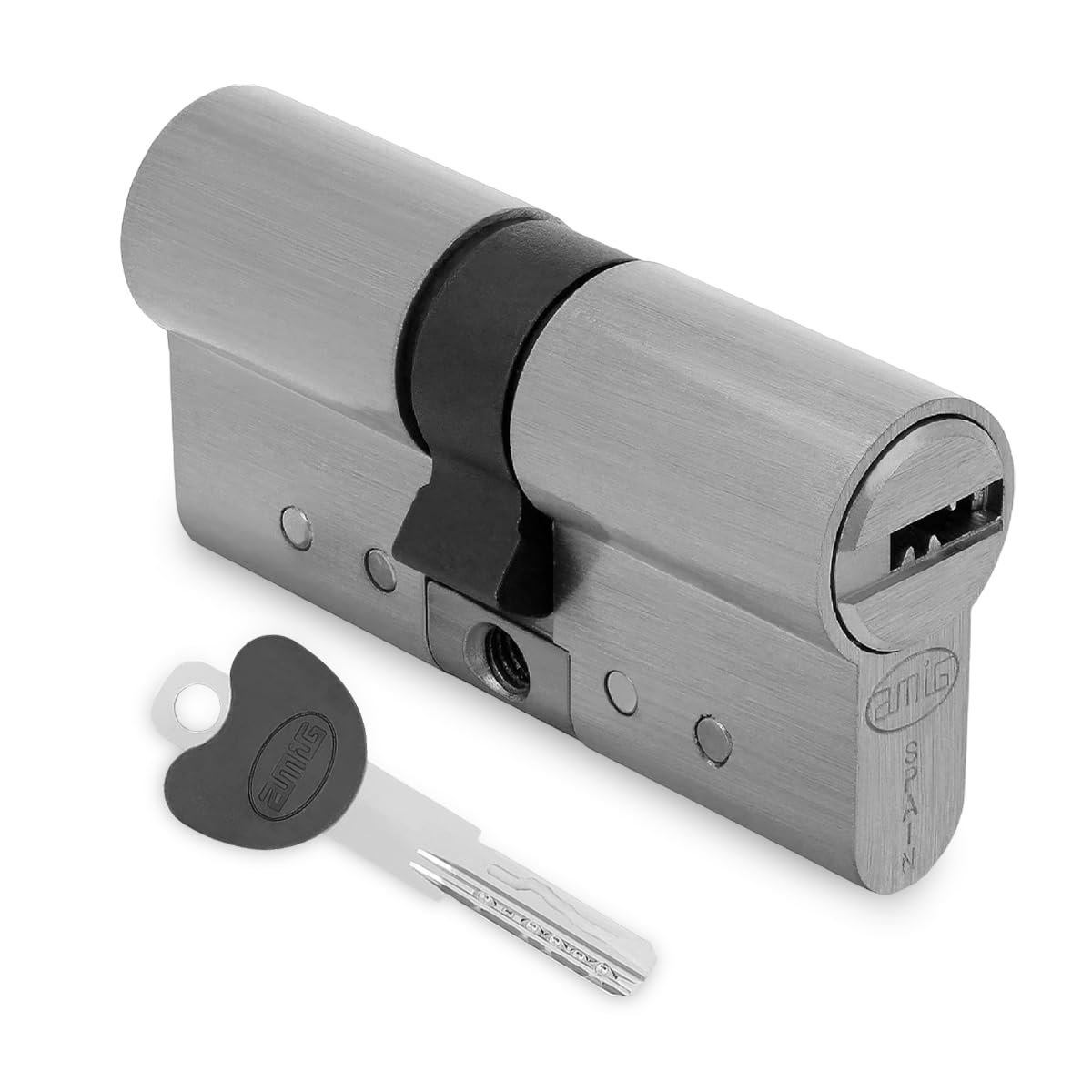 Cylindre De Serrure Anti-effraction Pour Porte De Chambre – Faible Taux D’ouverture, Finition électroplaquée