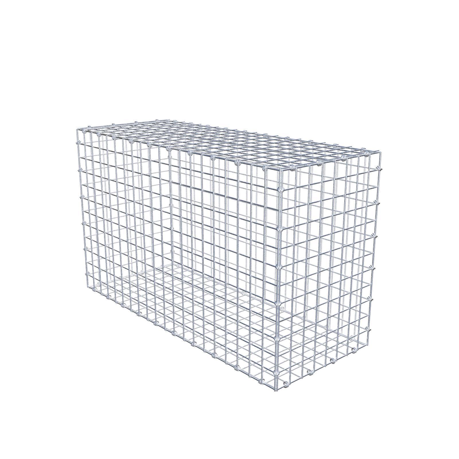 Gabion 100 cm x 60 cm x 40 cm (dł. x wys. x gł.), rozmiar oczek 5 x 5 cm, pierścień spiralny