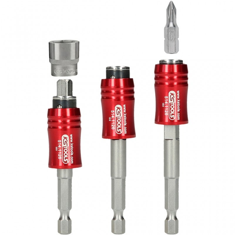 Porte-embouts magnétique KS TOOLS 2 en 1 à verrouillage - 85mm - 514.1126 - 2