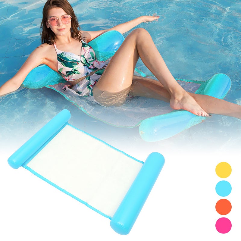 Flotteurs de Piscine Gonflables pour Adultes Hamac d'eau en Maille Souple Chaise Longue Multifonction 4 en 1 Hamac - Jeux - Jouets