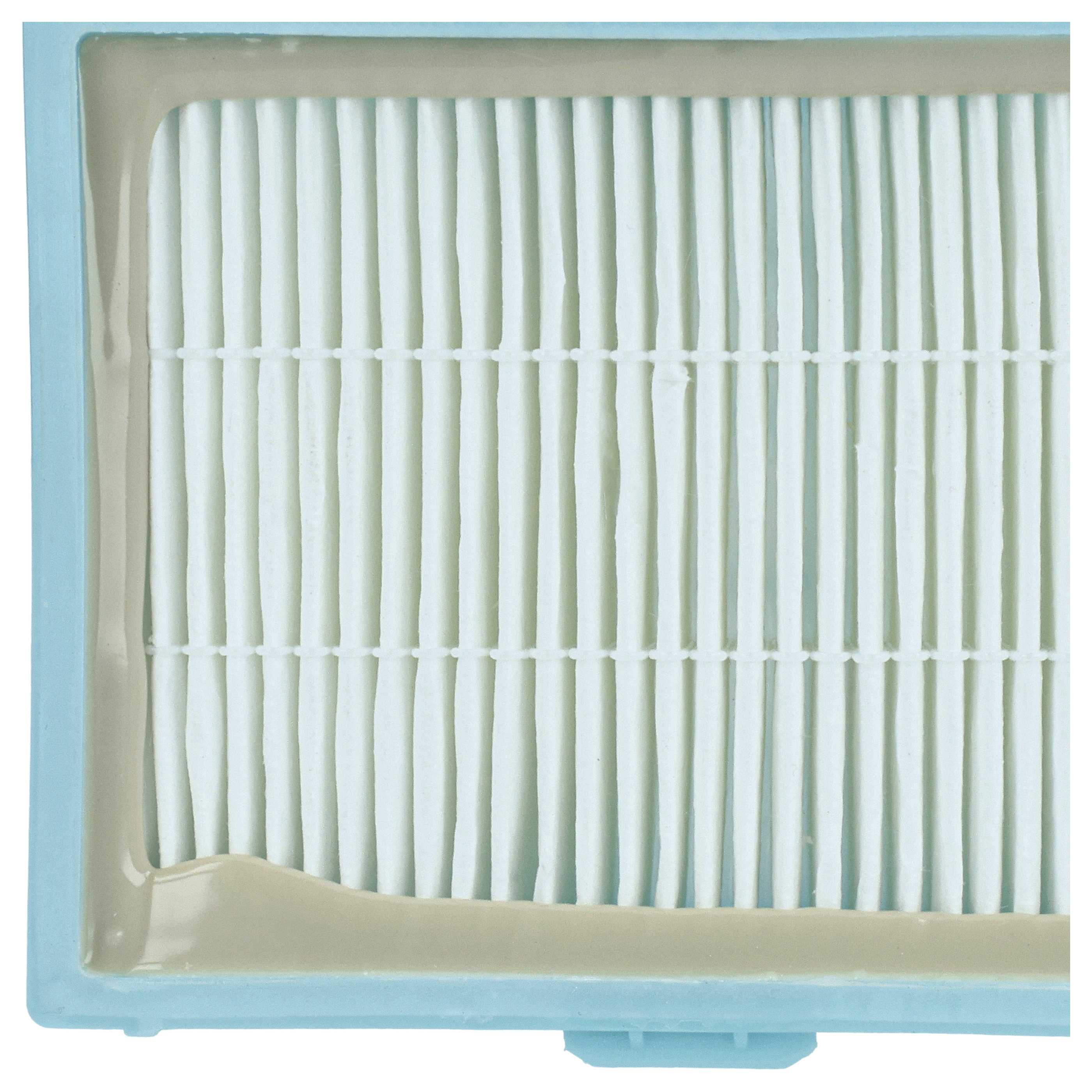 vhbw 1x filtre compatible avec Bosch BGL2B130/01, BGL2A220/01, BGL2B132/01, BGC2UK2000/11, BGL21328GB/01 aspirateur - filtre HEPA bleu / blanc - 4