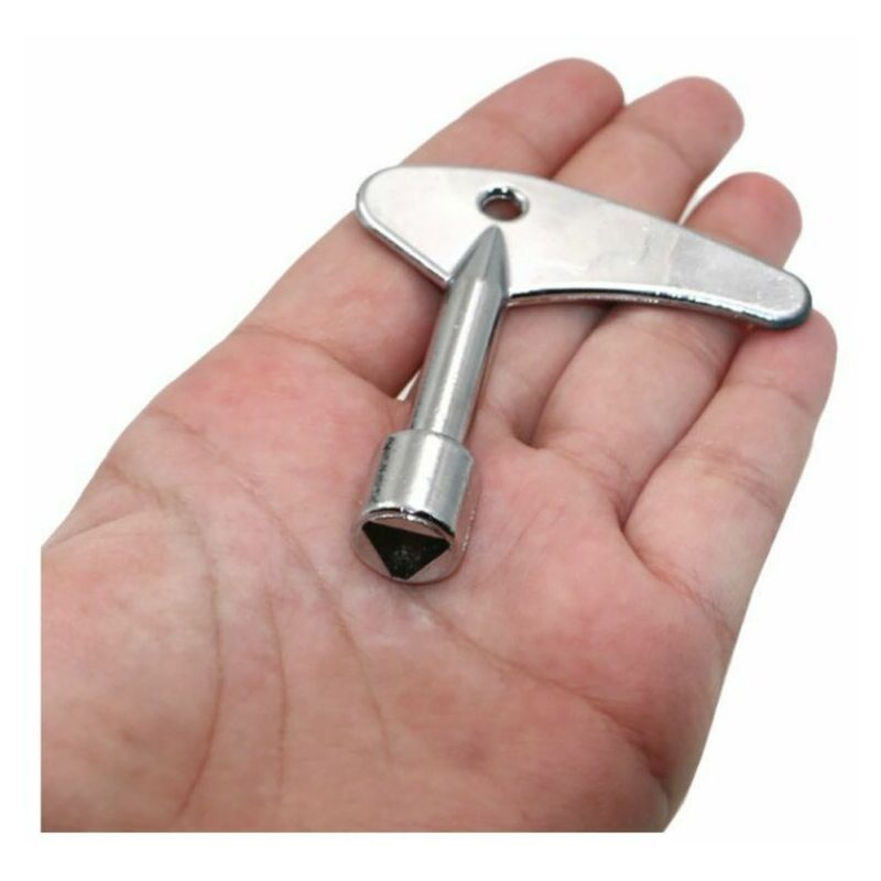 Chave triangular serviço utilitário chave de gás elevador elétrico fechadura de chaveiro - 4
