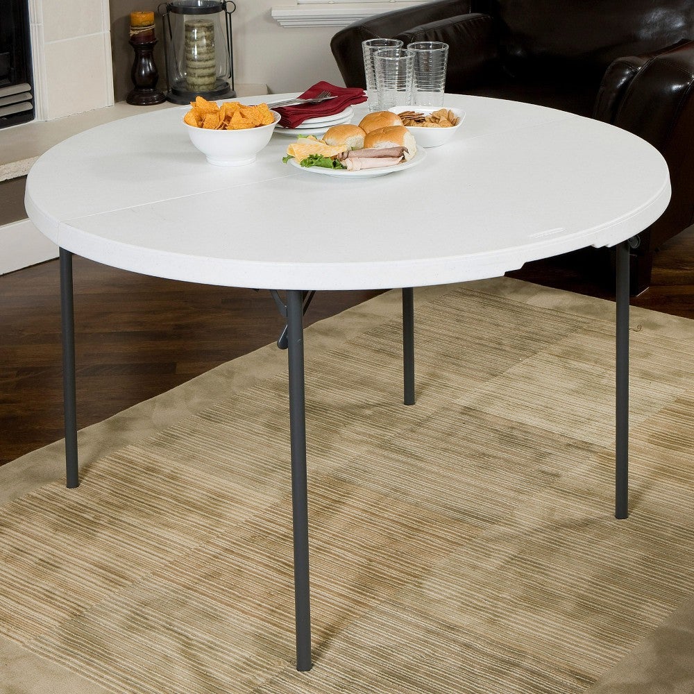 Mesa dobrável redonda Lifetime Ø122x74 cm - 5