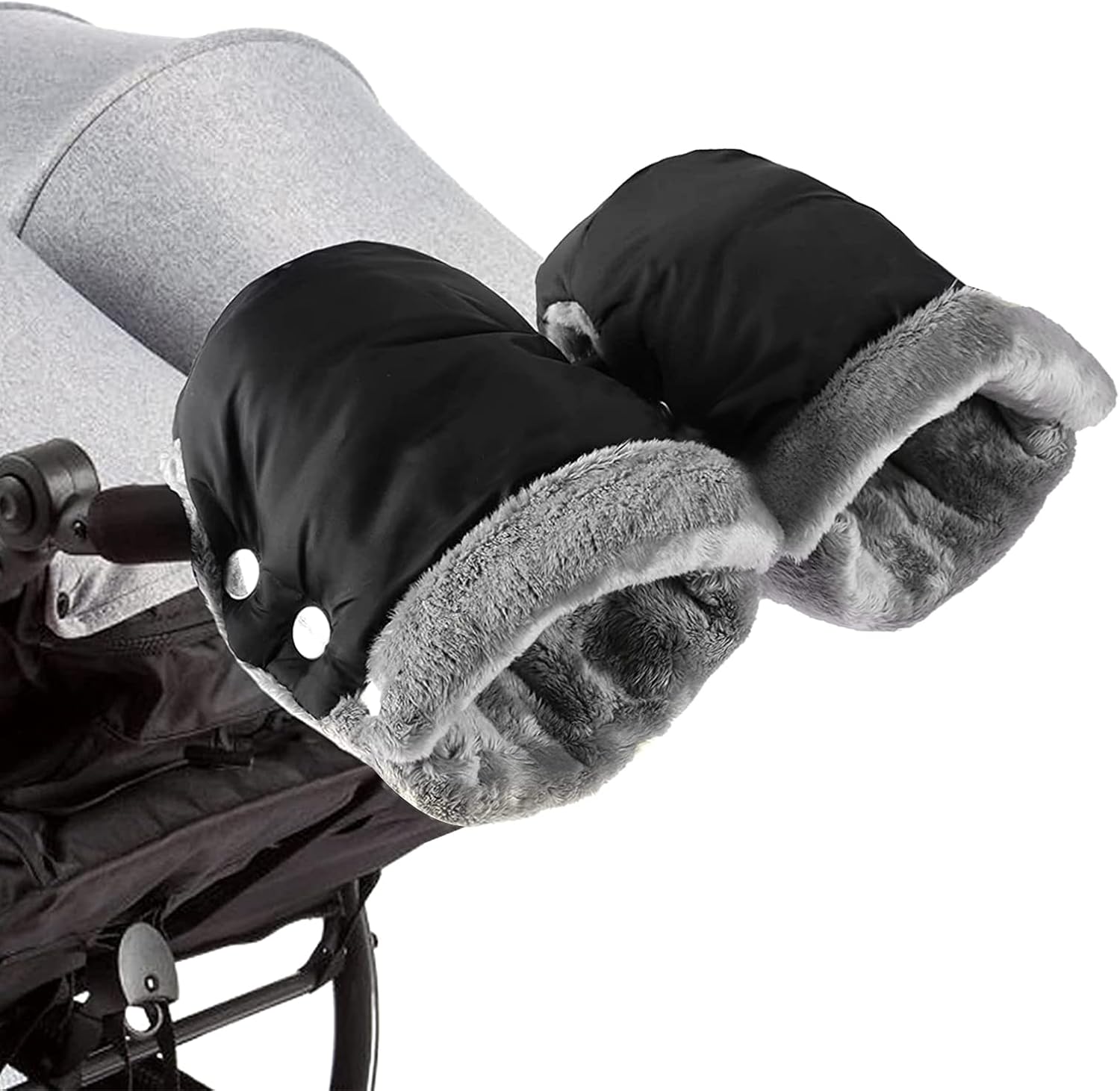 Gant Poussette Protège-mains Gants Chauffants Velo Chauffe-mains Pour Poussette - Respirant, Imperméable Et Coupe-vent Moufle Pour Poussette Gants Pour Poussette