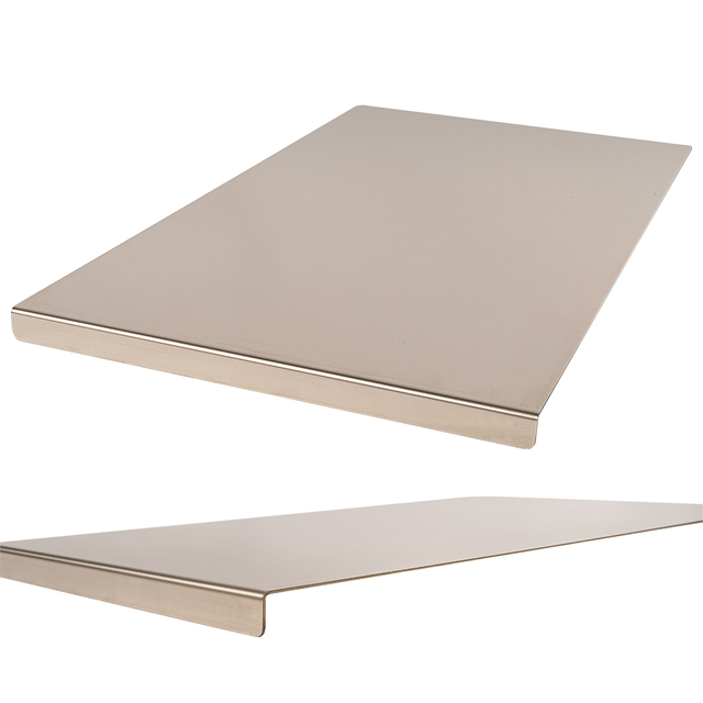 Planche à Découper En Acier Inoxydable 80x50 Cm - Extra Large, Protection Plan De Travail | Neuf