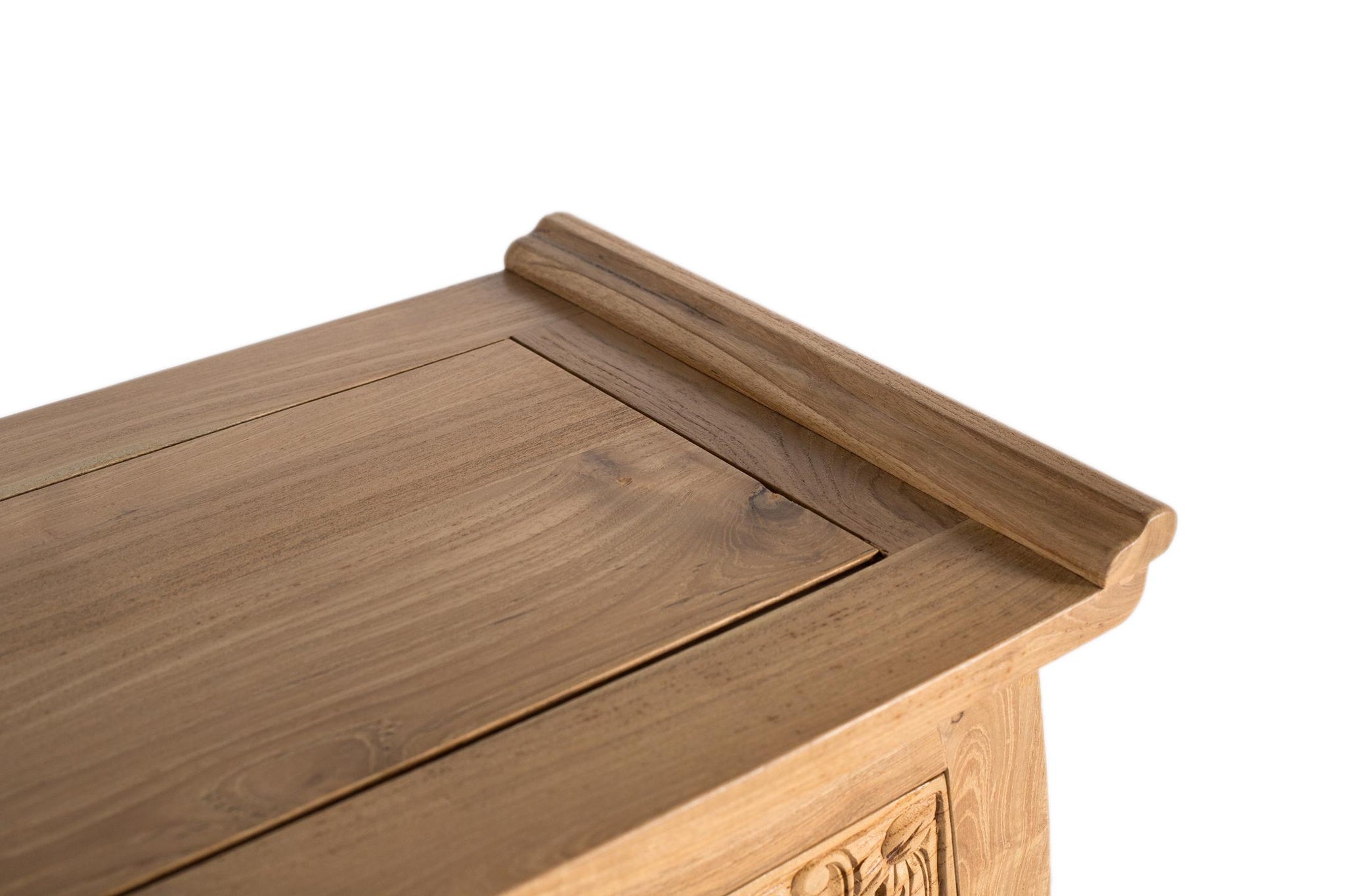 Konsola z drewna tekowego, 100 cm, styl orientalno-etniczny - 78x100x37 GYC - 5