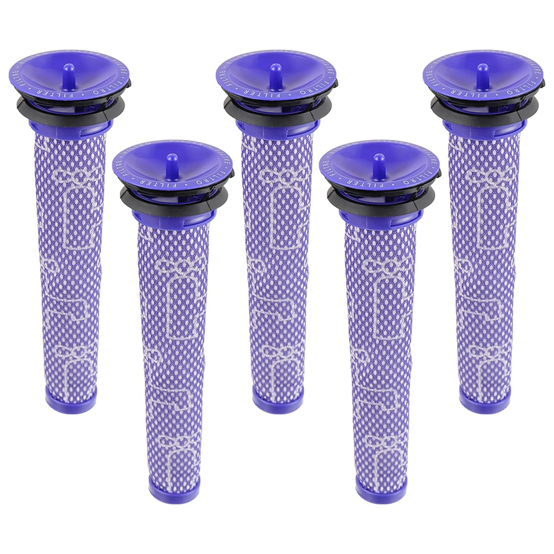 Filtr Dyson V8/V7, kompatybilny z odkurzaczami Dyson V7/V8 Absolute i Animal, akcesoria do odkurzacza Dyson V8, 5 filtrów wstępnych HEPA