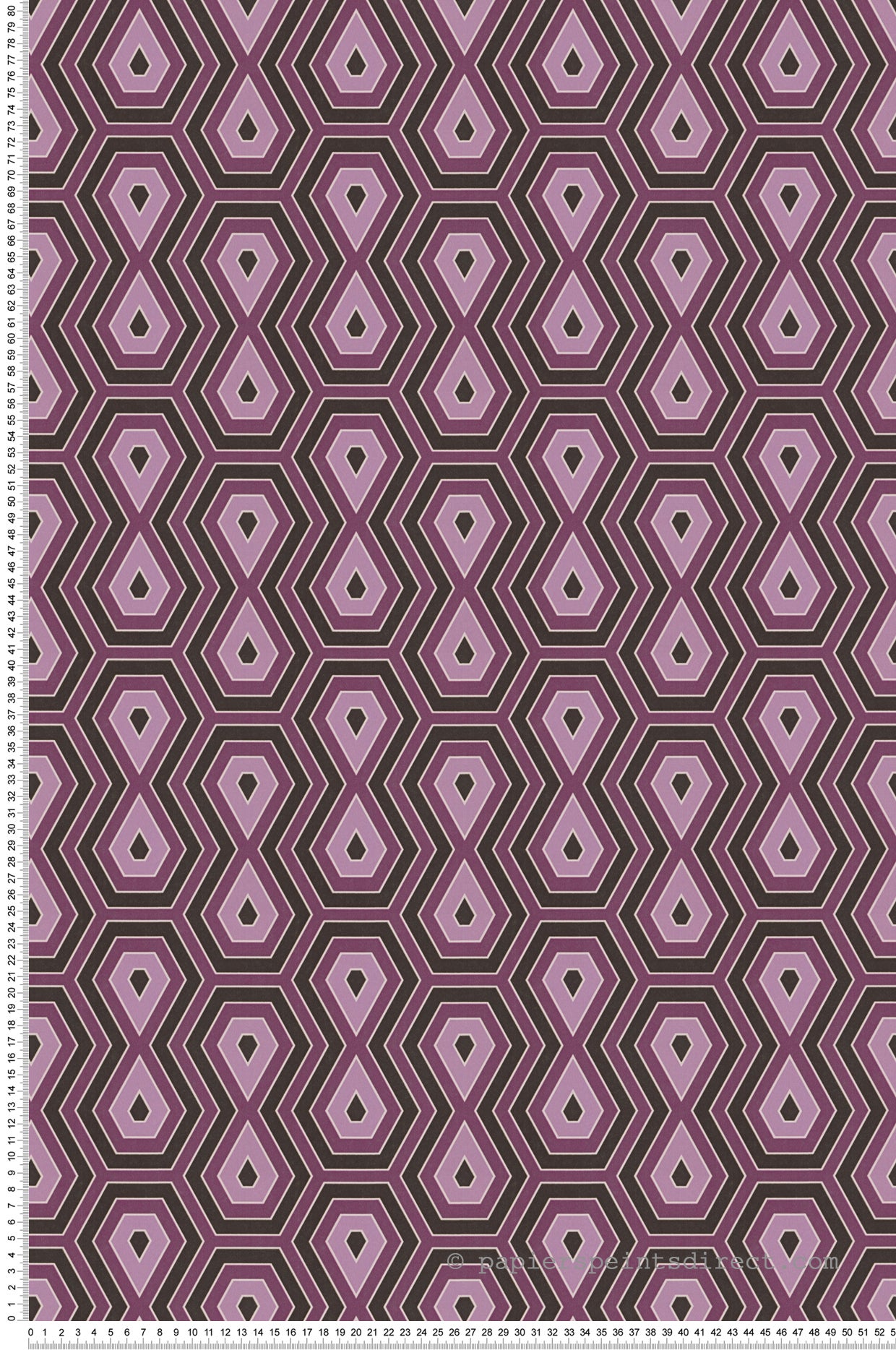 Papel pintado geométrico papel pintado retro morado para salón y dormitorio moderno papel pintado original tejido no tejido