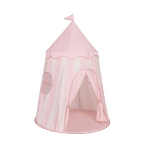 Tenda Gioco Per Bambini RELAX4LIFE – Casetta Interna Con Porta Avvolgibile, Finestre A Rete E 9 Bandiere, Materassino Morbido