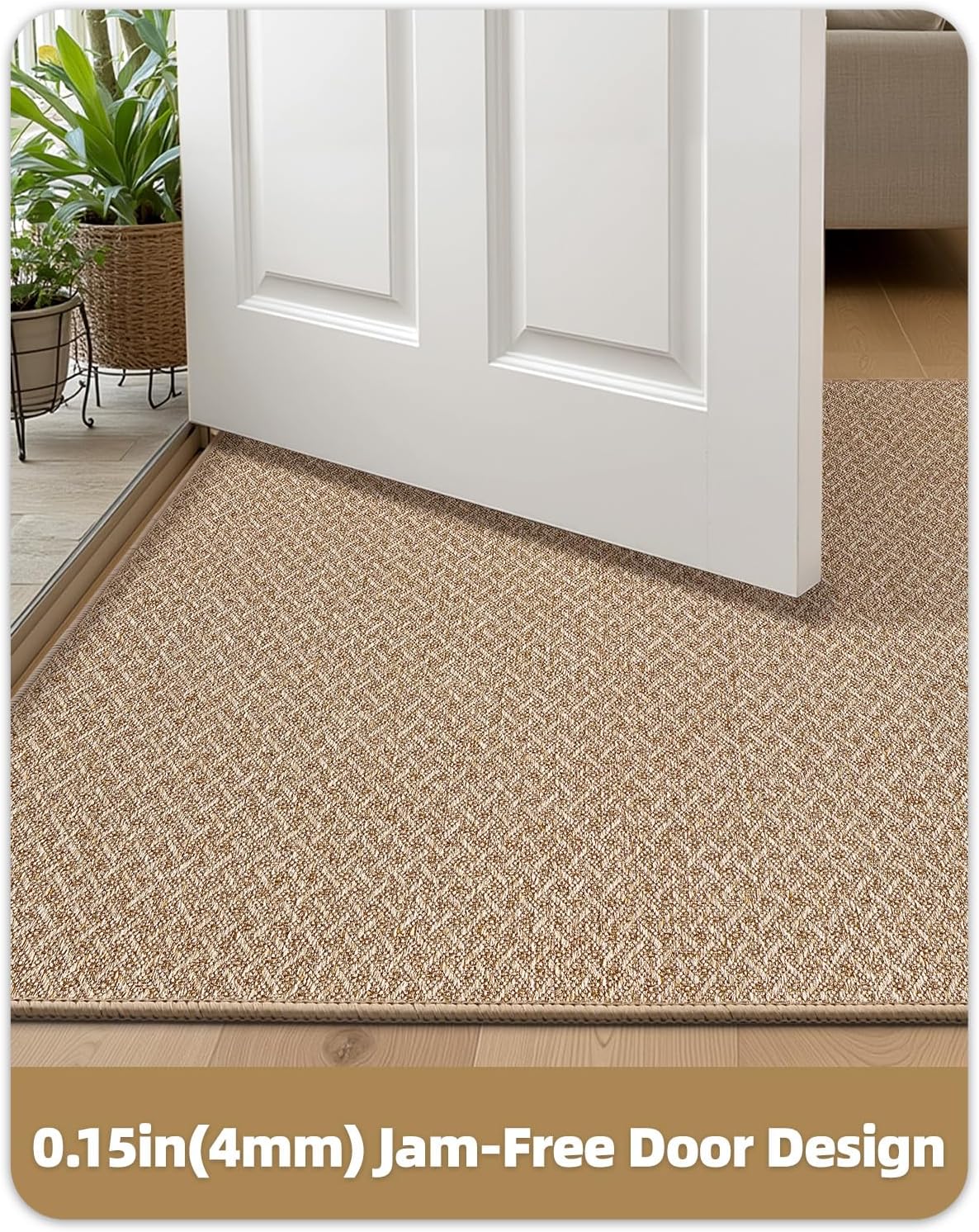 Tapis Entree Interieur , Paillasson Interieur Entree, Tapis Entree, antidérapant, Lavable, Absorbant, à Profil Bas, Tapis d Entree Interieur - 2