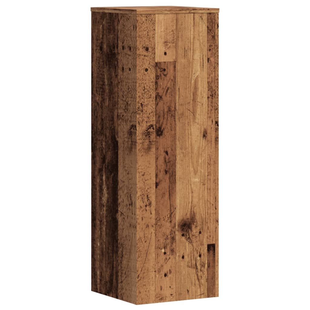 Supports pour plantes 2 pcs vieux bois bois d'ingénierie - 5