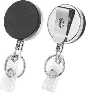 ZERHOK 66pcs Mousqueton Porte clé Pivotants en Acier Mousqueton Sac à