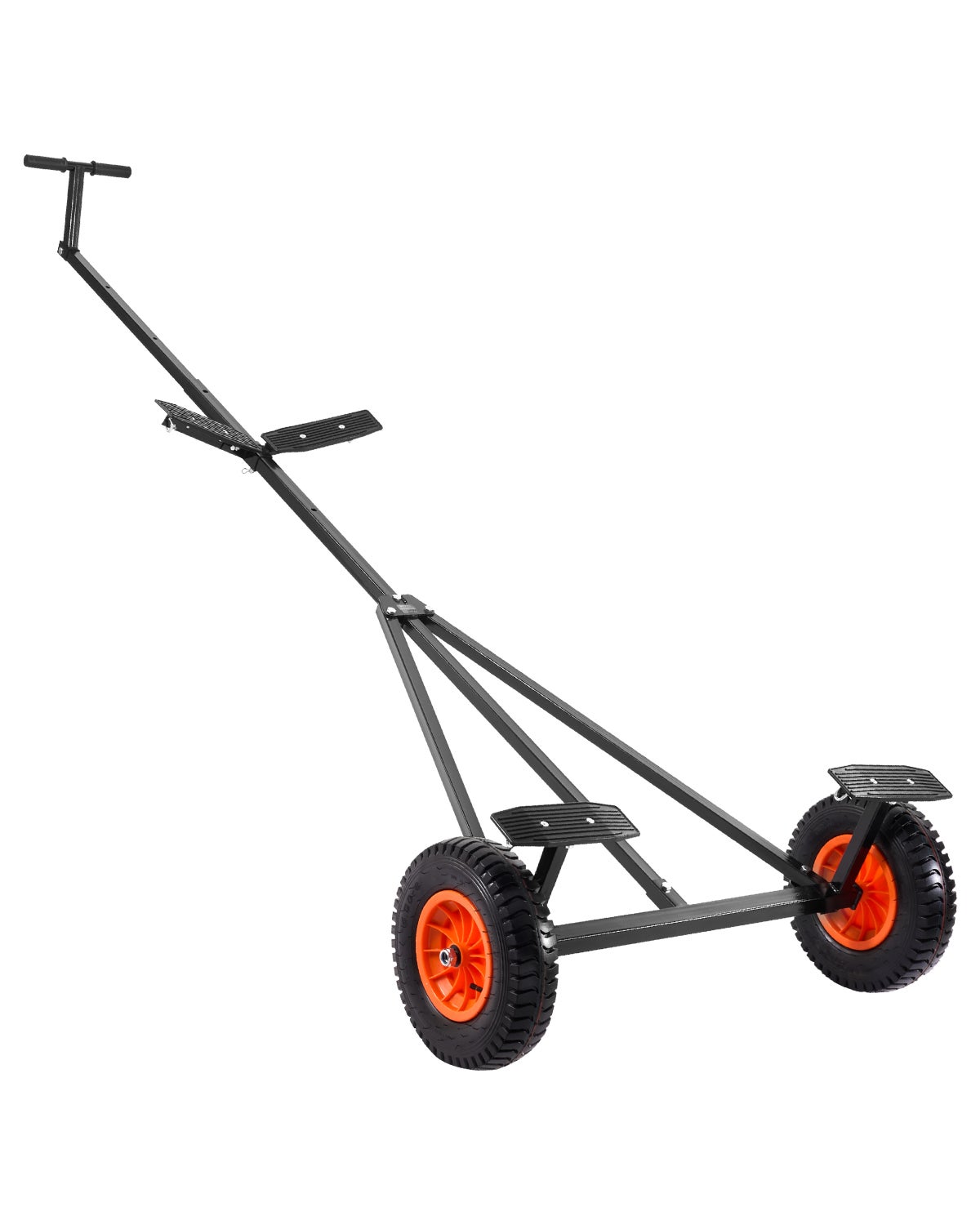 Przyczepa do łodzi Przyczepa pomocnicza do manewrowania Stal węglowa 190 kg 40 cm Opony pneumatyczne VEVOR
