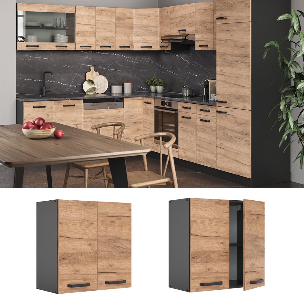 Vicco Elément haut de cuisine R-Line, Chêne de force doré, 60cm - 2