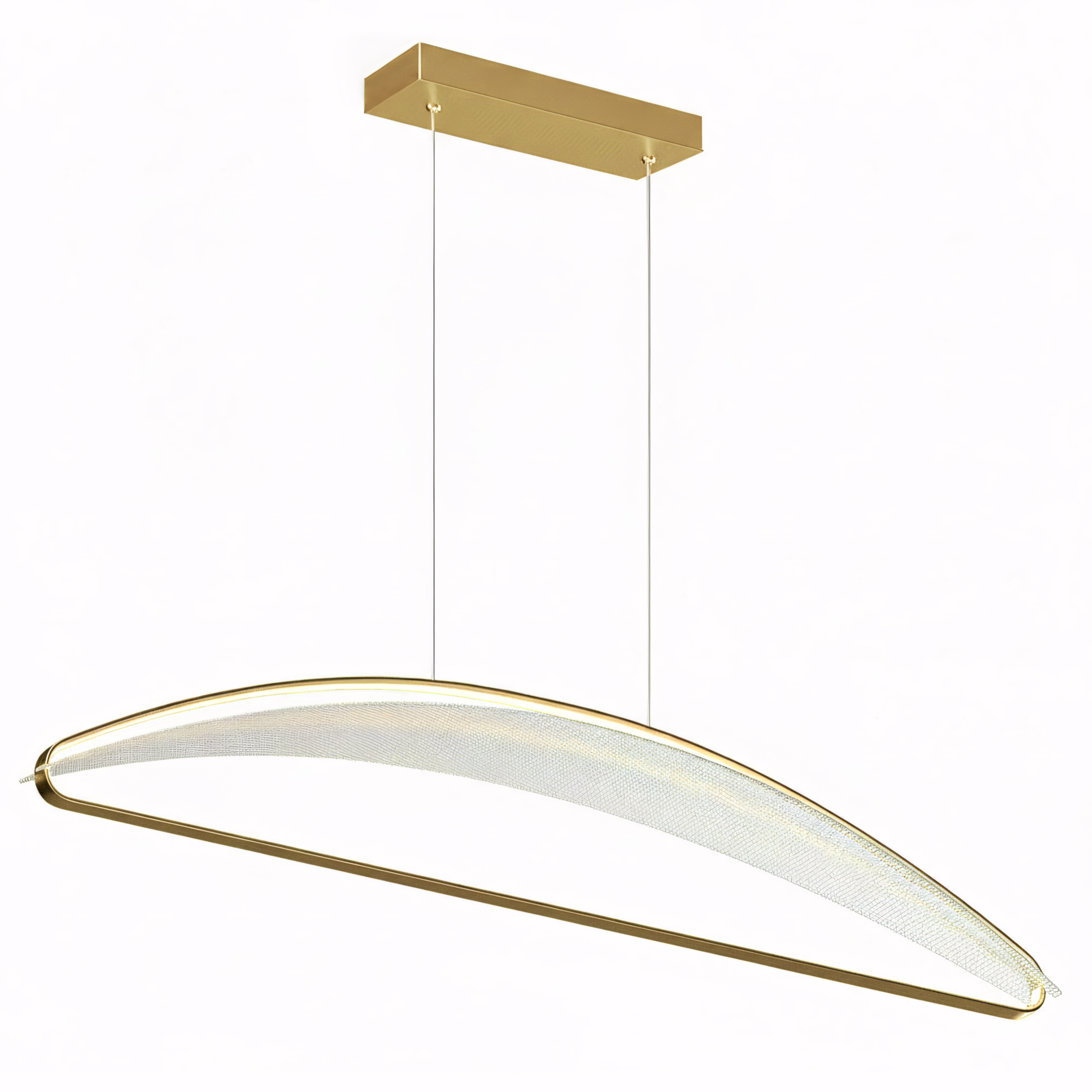 Lampa Sufitowa Wisząca Toolight G124-Cp Złoty Led