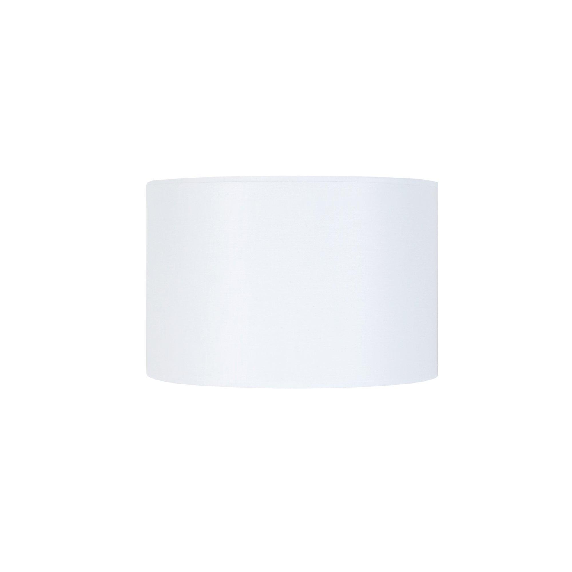 Pantalla de lámpara tosel cylindrique 25 tela cilindro blanco, blanca d25 x h17 cm