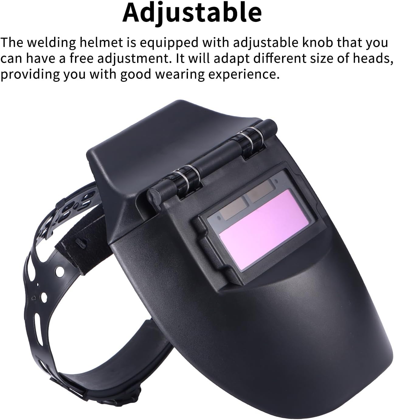 Casque de soudage avec protection UV, masque de soudage automatique, casque de soudage Ajdustable obscurcissant, batterie intégrée, pour atelier de so - 4