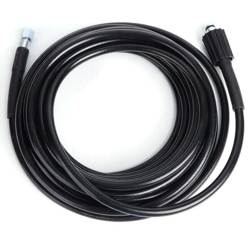 Tuyau pour Nettoyeur Haute Pression, Tuyau de Nettoyage à Filetage M14xM22 10 m, Garage Industriel pour Entreprise de Nettoyage de Voiture - 2