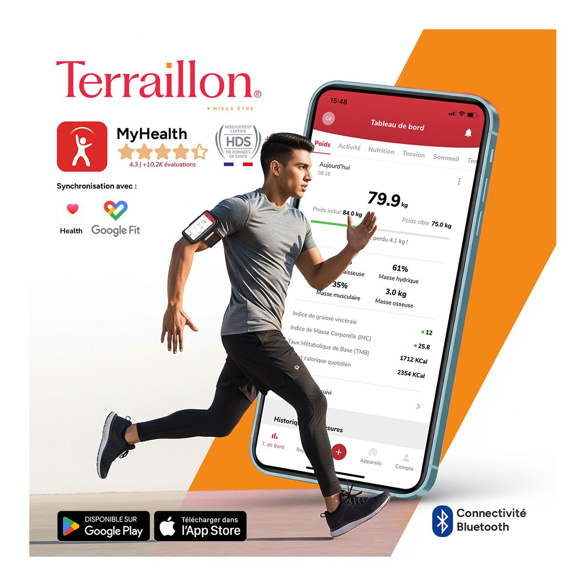 Balance connectée TERRAILLON NUTRITAB Cranberry - 7