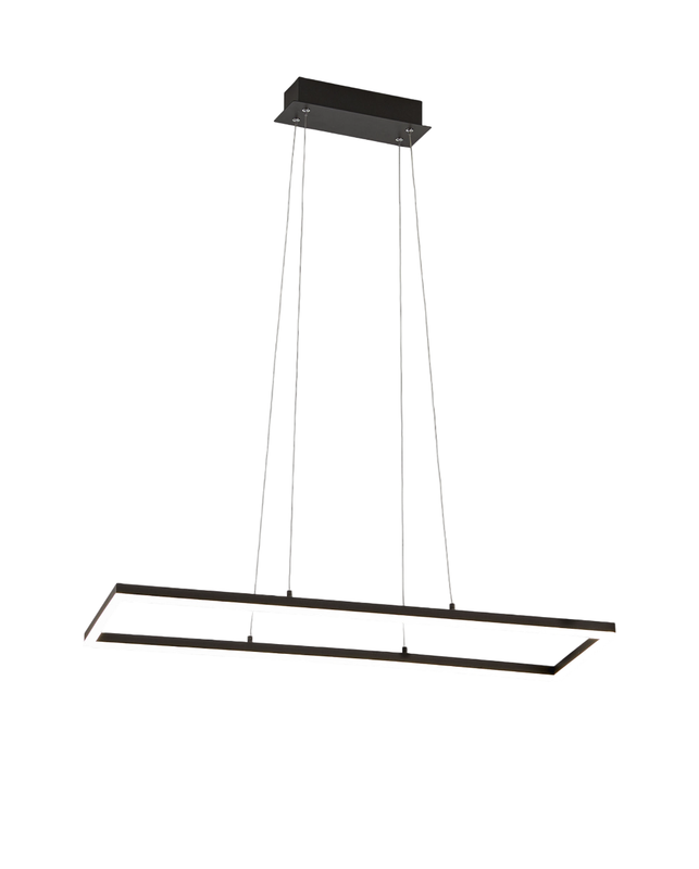 Lampa sufitowa wisząca LED Bard 52W czarna 3394-45-101 Fabas Luce