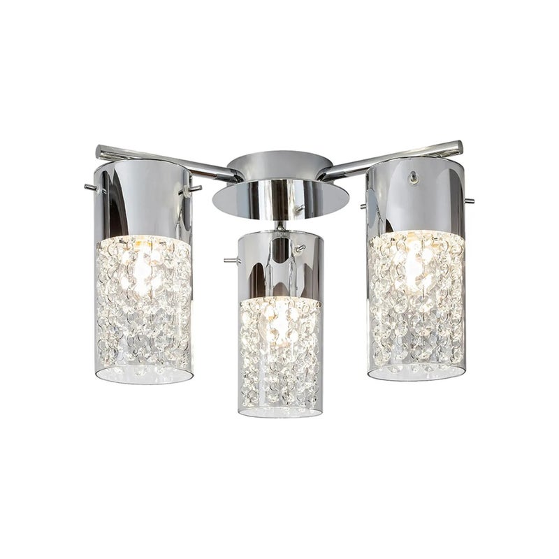 Lampa sufitowa Niagara chromowana 3xE14x40W metal wym:21,5x33,5x33,5cm IP44 Rabalux